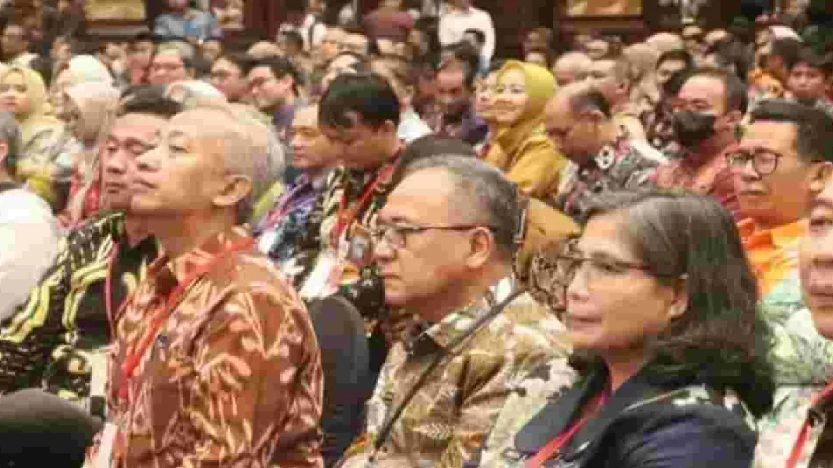 Wakil Bupati Sukabumi, Iyos Somantri saat mengikuti Rakor persiapan pengadaan pegawai ASN tahun 2024