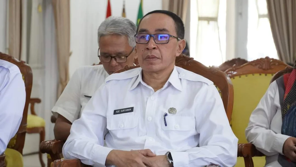 Sekda Kabupaten Sukabumi Ade Suryaman rakornas pencegahan korupsi