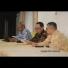 Sekda Kabupaten Sukabumi, Ade Suryaman menerima kunjungan dari Tim dari BPK RI