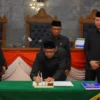 Pimpinan DPRD Kota Sukabumi dan Pj Wali Kota Sukabumi
