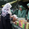 Kodim 0622 Kabupaten Sukabumi saat menggelar Bazar Ramadan