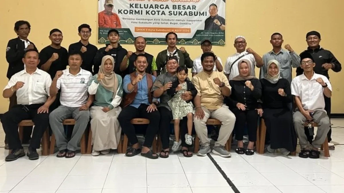 Jajaran pengurus Kormi Kota Sukabumi